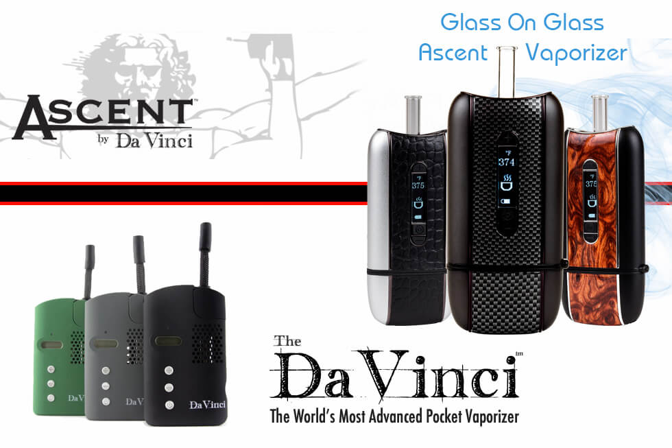 DaVinci Ascent vs Original Vaporizer for dry herb, wax, and oil Banner