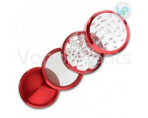 Herbivore Grinder for Herbs - 4-Piece - Clear Top