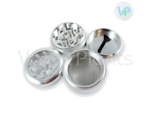 Dry Herb Grinder from Aluminum - 4 pieces shown