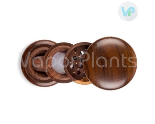 Wooden Herb Grinder - 4 Piece