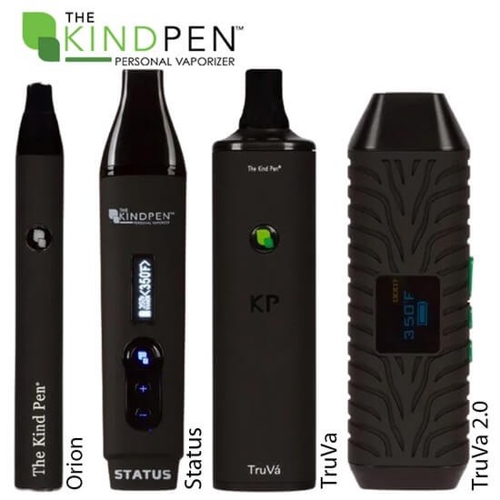 Brandy rod falme Kind Pen Herbal Vaporizers such as TruVa, Status & Orion Vape