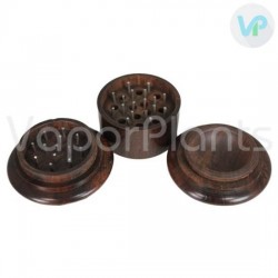 Wooden Herb Grinder - 3 Piece