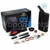 Boundless CFV Vaporizer next to Box and Accessories