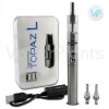Vaporite Topaz L Vape Pen next to Box and Accessories