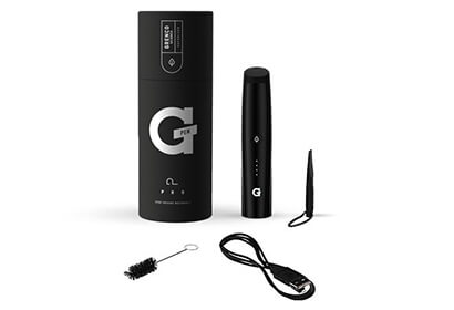 G pen pro vaporizer set with cleaning brush, usb charger, cleaning tool, and packaging box