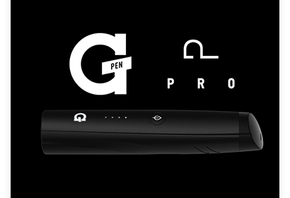 G Pen Pro vaporizer being reviewed