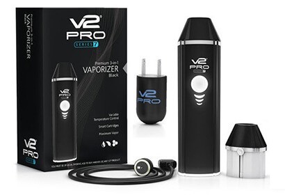 V2 Pro Series 7 box, charger, unit and heating chamber