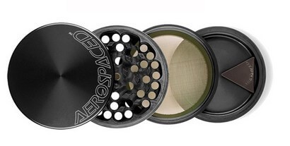 AeroSpaced 4 Piece Weed Grinder