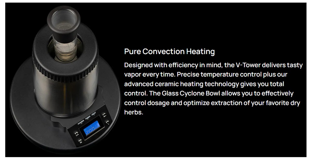 Arizer V-Tower Vaporizer Description