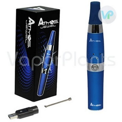 Atmos Jewel Wax Pen next to a box and accessories