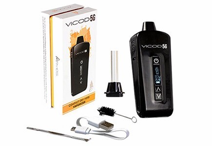 Atmos Vicod 5G vaporizer Review with the box