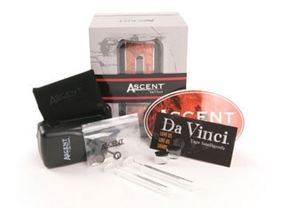 DaVinci Ascent Vaporizer for Weed with Box and Accessories