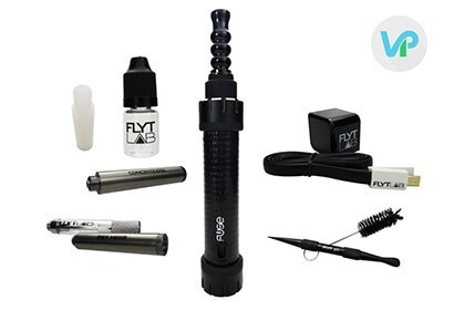 FLYTLAB Fuse accessories, charger, cleaning brush, dab tool pick and cartridges