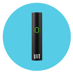 FlytLAB Lift Marijuana vaporizer on Blue Background