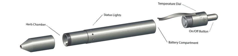 Grasshopper Vaporizer breakdown