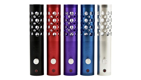 LSV vaporizer by 7th Floor in black, red, purple, blue and silver