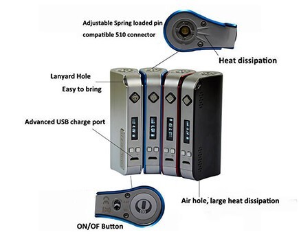 Innokin Cool Fire IV diagram