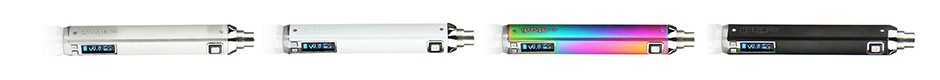 Innokin iTaste VV4 in white, silver, chrome and purple