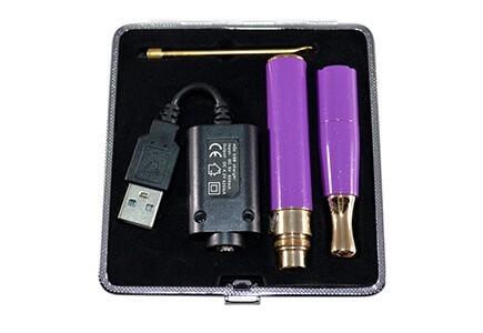 KandyPens Galaxy Purple inside Carrying Case