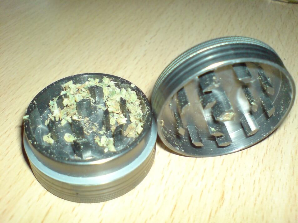 Metal Herb Grinder Open