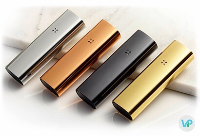 Pax 3 Vaporizer in silver, rose gold, black, and gold