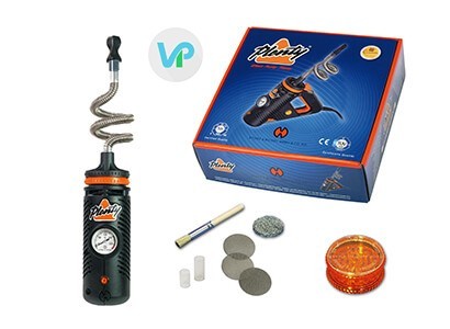 Plenty Vaporizer by Storz and Bickel entire kit with mesh, cleaning brush tool and herb grinder