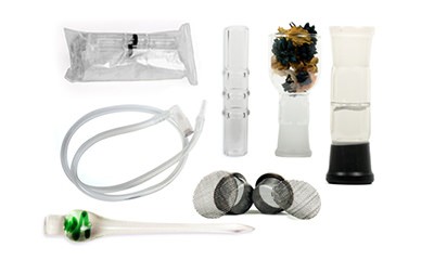 Different Vaporizer Accessories and Part side by Side