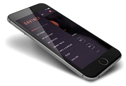 DaVinci IQ mobile app on a smartphone