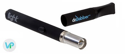 Dr Dabber Light open with heat chamber and mouthpiece showing