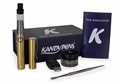 KandyPens Executive box, with usb charger, loading tool pick, manual, battery and mouthpiece