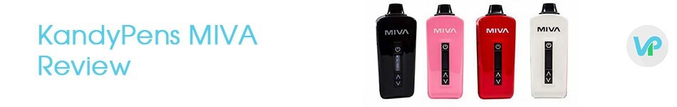 KandyPens Miva in black, pink, red and white colors