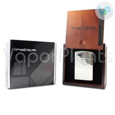 Indica Vaporizer for Dry Herb Weed Silver Color Open Box