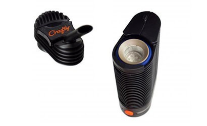 Crafty Vaporizer with open heating chamber showing