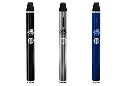 V2 Pro Series 3 Vaporizer in blue, silver and black