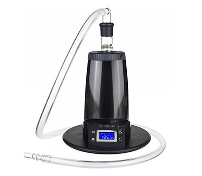 Arizer Extreme Q Desktop Vaporizer Black With a Whip