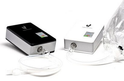 Vaporfection miVape Vaporizer White and Black with whips