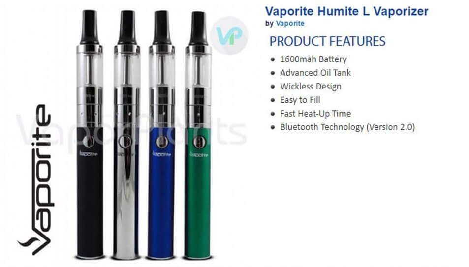 Vaporite Humite L Vaporizer Pen Information