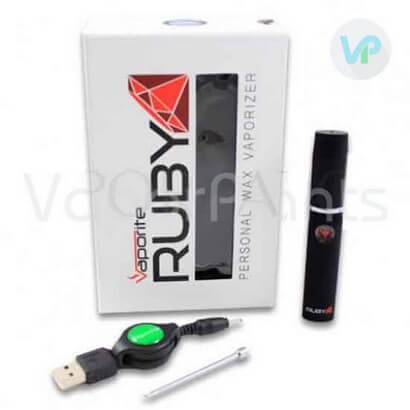 Vaporite Ruby Vaporizer for Cannabis Wax with Accessories