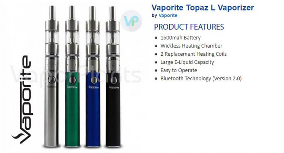 Vaporite Topaz L Cannabis Oil Vape Information