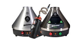 Storz and Bickel volcano vaporizers with handheld plenty vaporizer