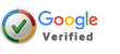 Google company and address verified badge