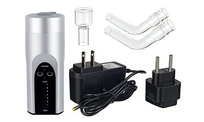 Arizer Solo Portable Vaporizer with Accessories and Parts