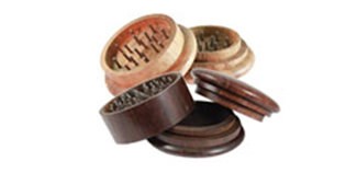 2 and 3 Piece Wooden Herb Grinders