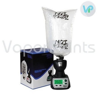 Zephyr Ion Vaporizer for Marijuana with Attached Balloon